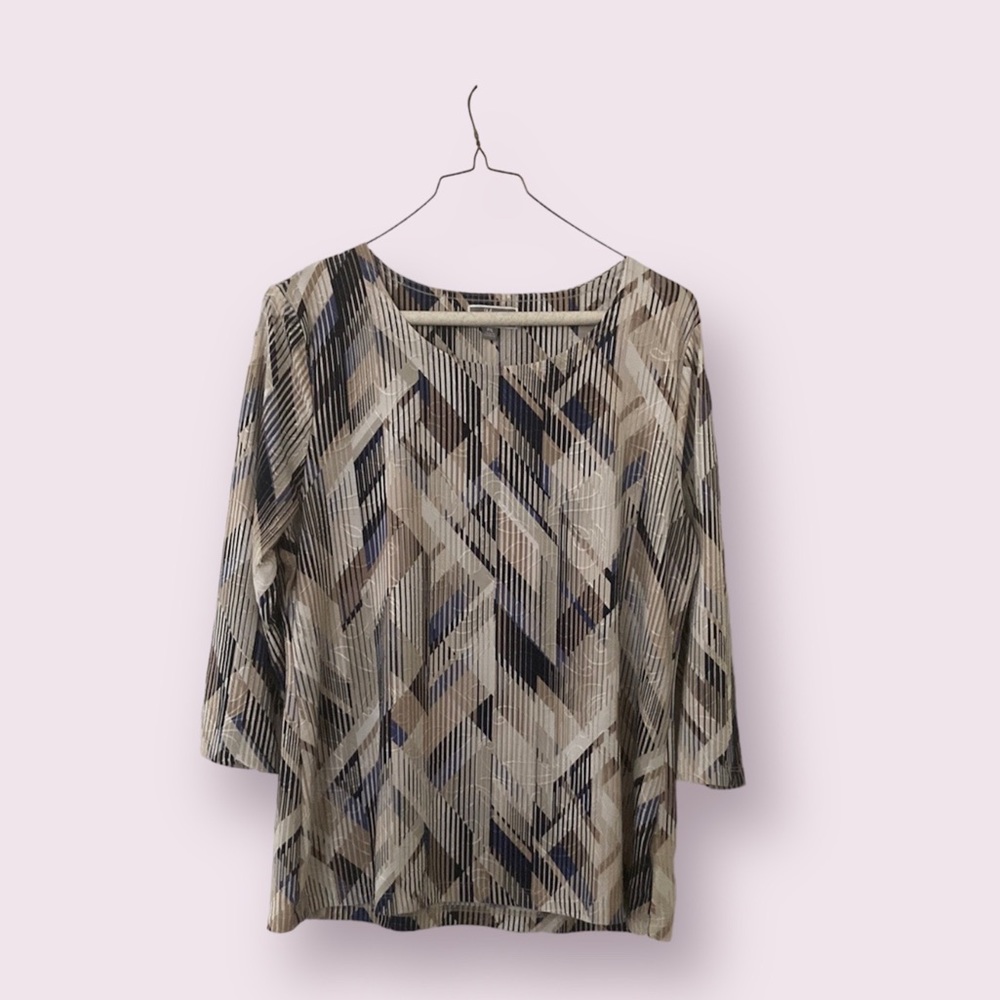 jm collection silky blouse